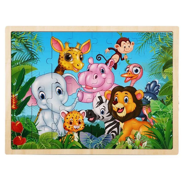 Wooden Jigsaw Square Puzzles - Helaya
