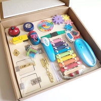 Wooden Big Busy Board- Montessori Learning - Helaya