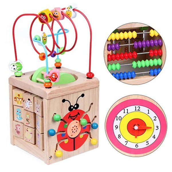 Wooden Activity Cube - Helaya