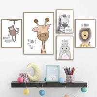 Animal Wall Canvas (Unframed) - Helaya