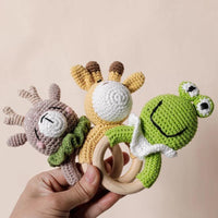 Beechwood Crochet Infant Rattle - Helaya