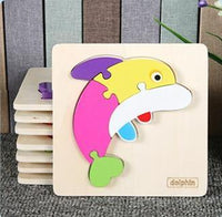 Wooden Picture Puzzles with Name Tags - Helaya