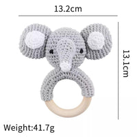 Beechwood Crochet Infant Rattle - Helaya