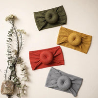 Baby Colourful Donut Head Bands - Helaya
