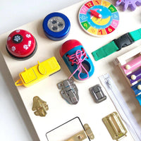 Wooden Big Busy Board- Montessori Learning - Helaya
