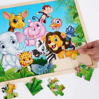 Wooden Jigsaw Square Puzzles - Helaya