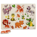 Wooden Peg Puzzle with Names- Learning Aids - Helaya