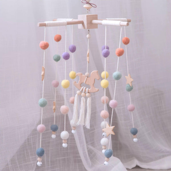 Wooden Crib Mobile - Helaya