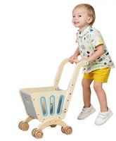 Wooden Shopping Cart-Pretend Play Shopping