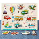 Wooden Peg Puzzle with Names- Learning Aids - Helaya
