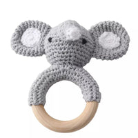 Beechwood Crochet Infant Rattle - Helaya