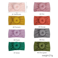 Baby Colourful Donut Head Bands - Helaya