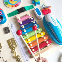 Wooden Big Busy Board- Montessori Learning - Helaya