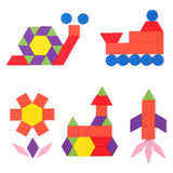 Pattern Blocks 168 Pieces Set