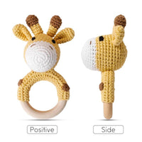 Beechwood Crochet Infant Rattle - Helaya
