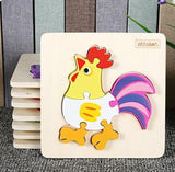Wooden Picture Puzzles with Name Tags - Helaya
