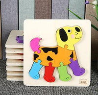 Wooden Picture Puzzles with Name Tags - Helaya