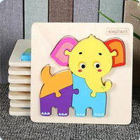 Wooden Picture Puzzles with Name Tags - Helaya