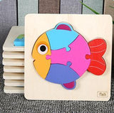 Wooden Picture Puzzles with Name Tags - Helaya